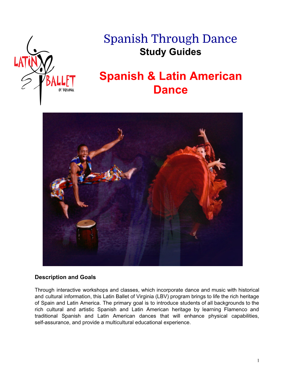 Spanish & Latin American Dance