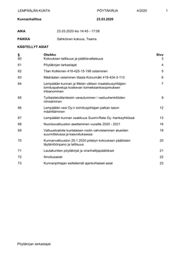 Pöytäkirja PDF-Muodossa