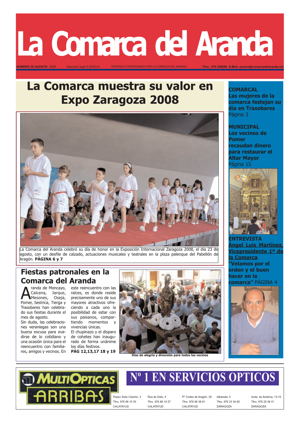 La Comarca Muestra Su Valor En Expo Zaragoza 2008