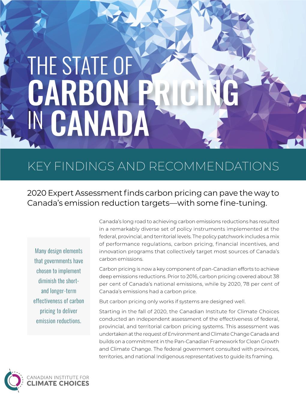 The State of Carbon Pricing in Canada
