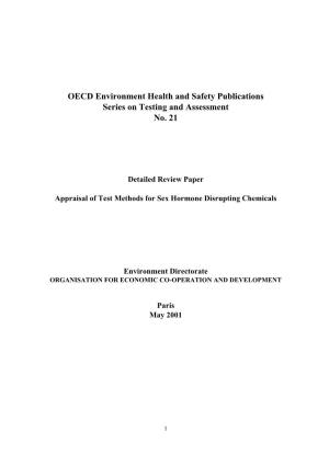OECD Environment Health and Safety Publications Series on Testing and Assessment No