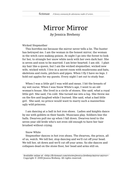 Mirror Mirror by Jessica Breheny