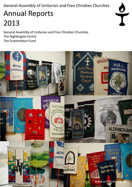 2013 Annual Report of the Unitarian and Free Christian