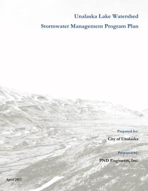 Unalaska Lake Watershed Stormwater Management Program Plan