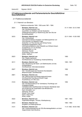 2 Fraktionsvorsitzende Und Parlamentarische Geschäftsführer Geschäftsführer