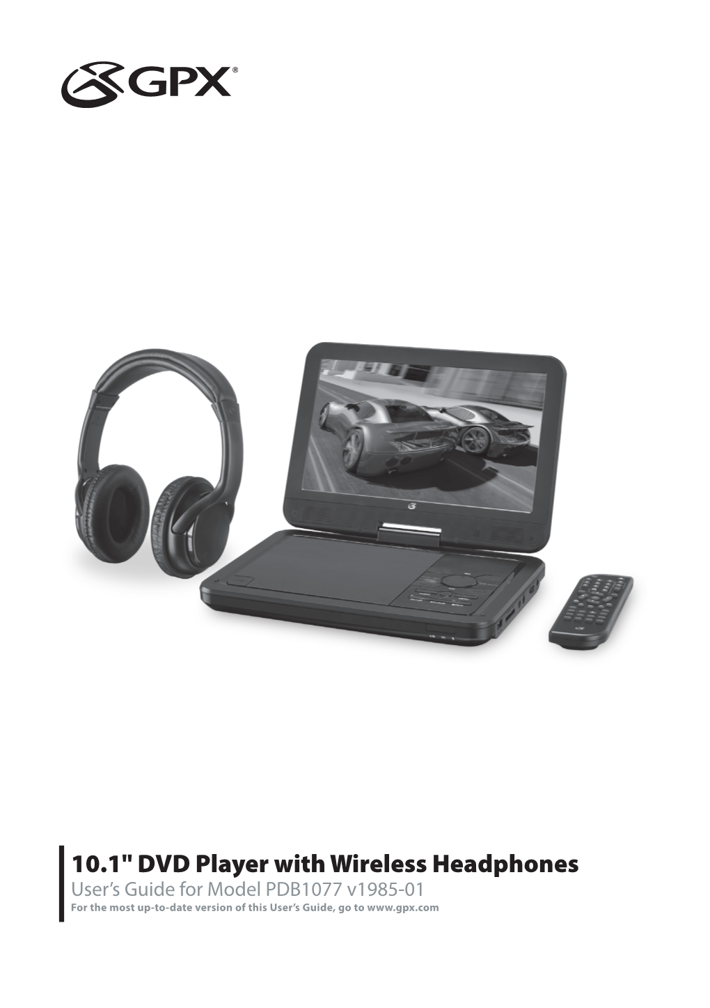 10.1" DVD Player with Wireless Headphones