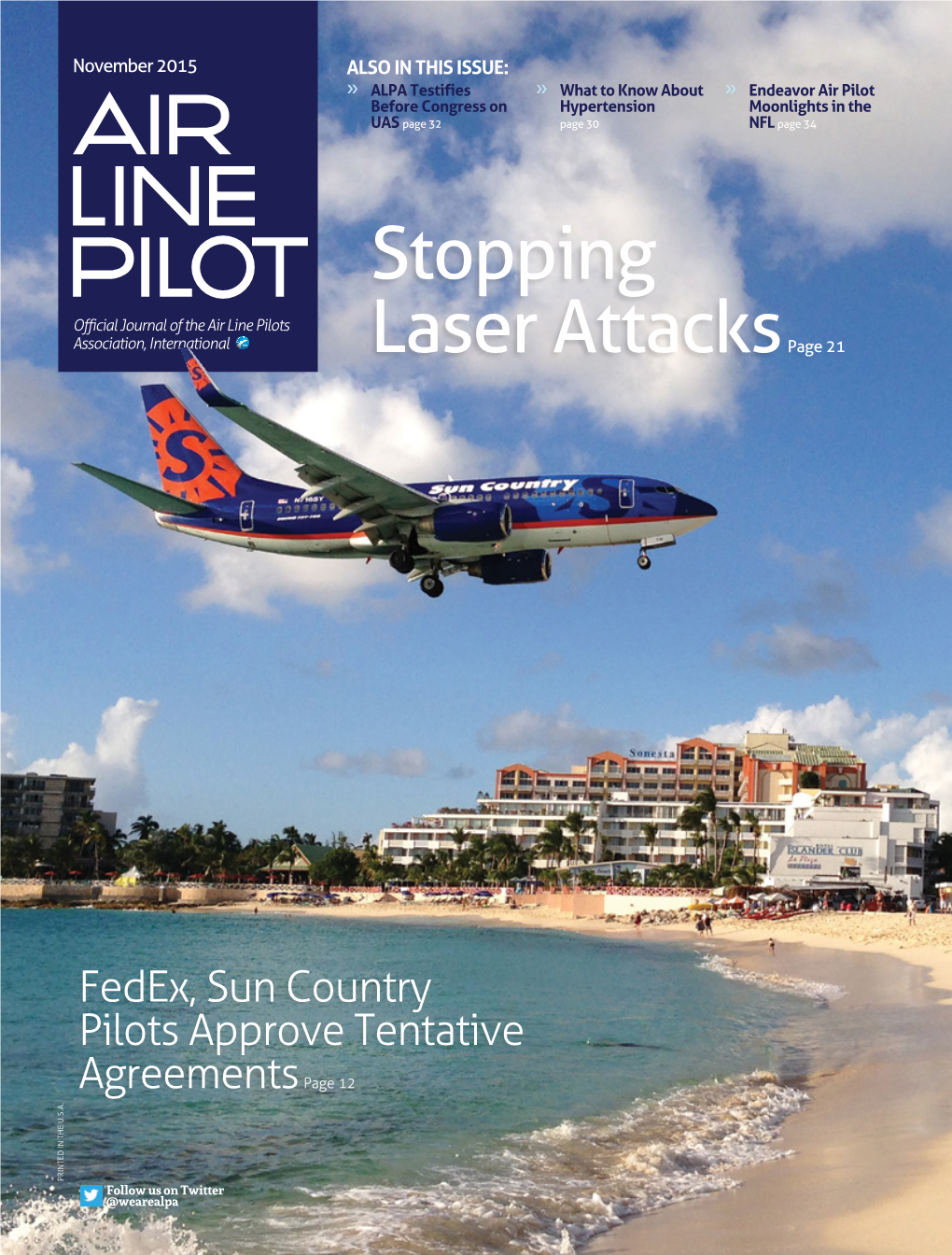 Air Line Pilots Association, International Laser Attacks Page 21