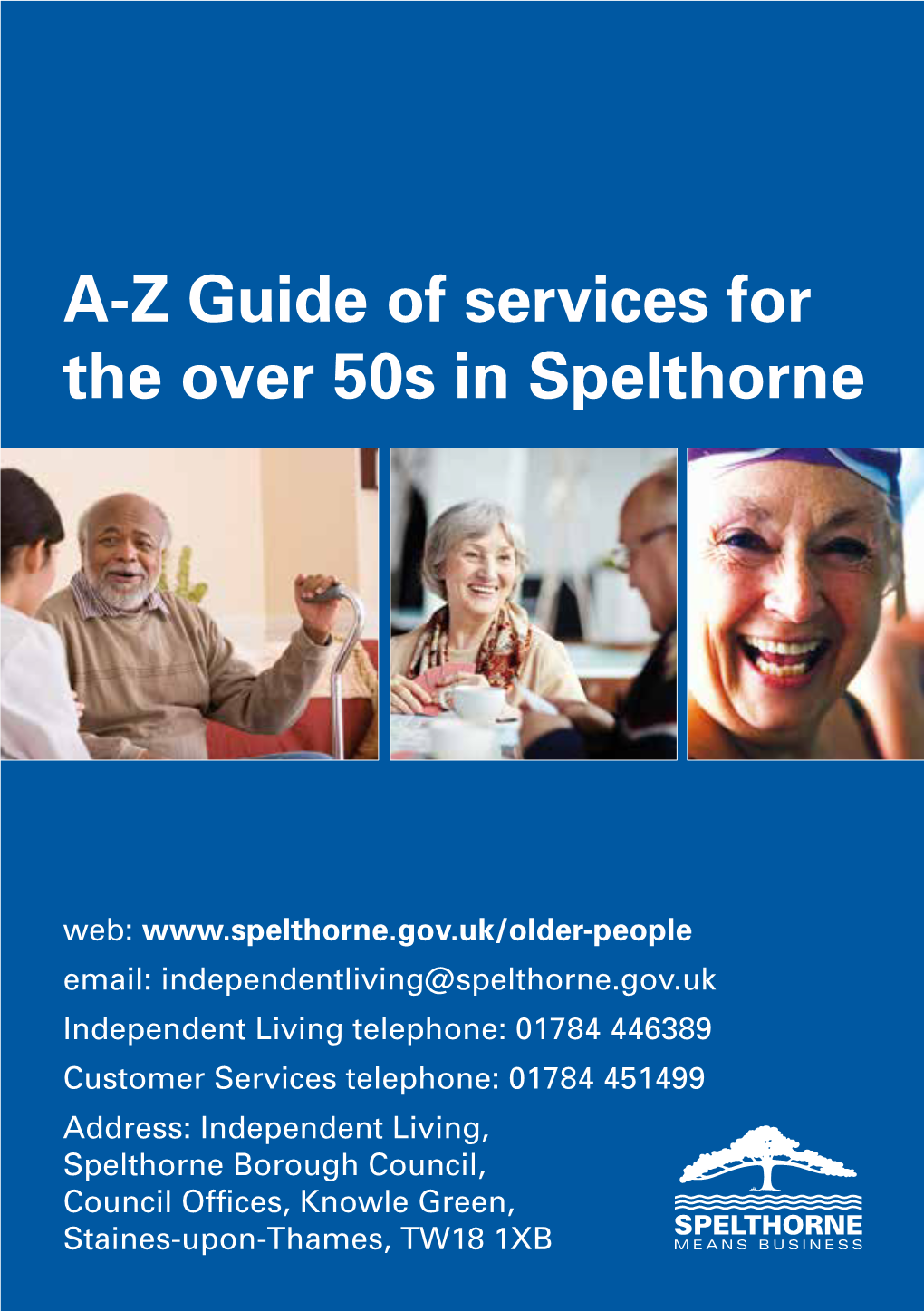 A-Z Guide of Services for the Over 50S in Spelthorne