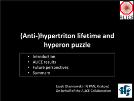 (Anti-)Hypertriton Lifetime and Hyperon Puzzle