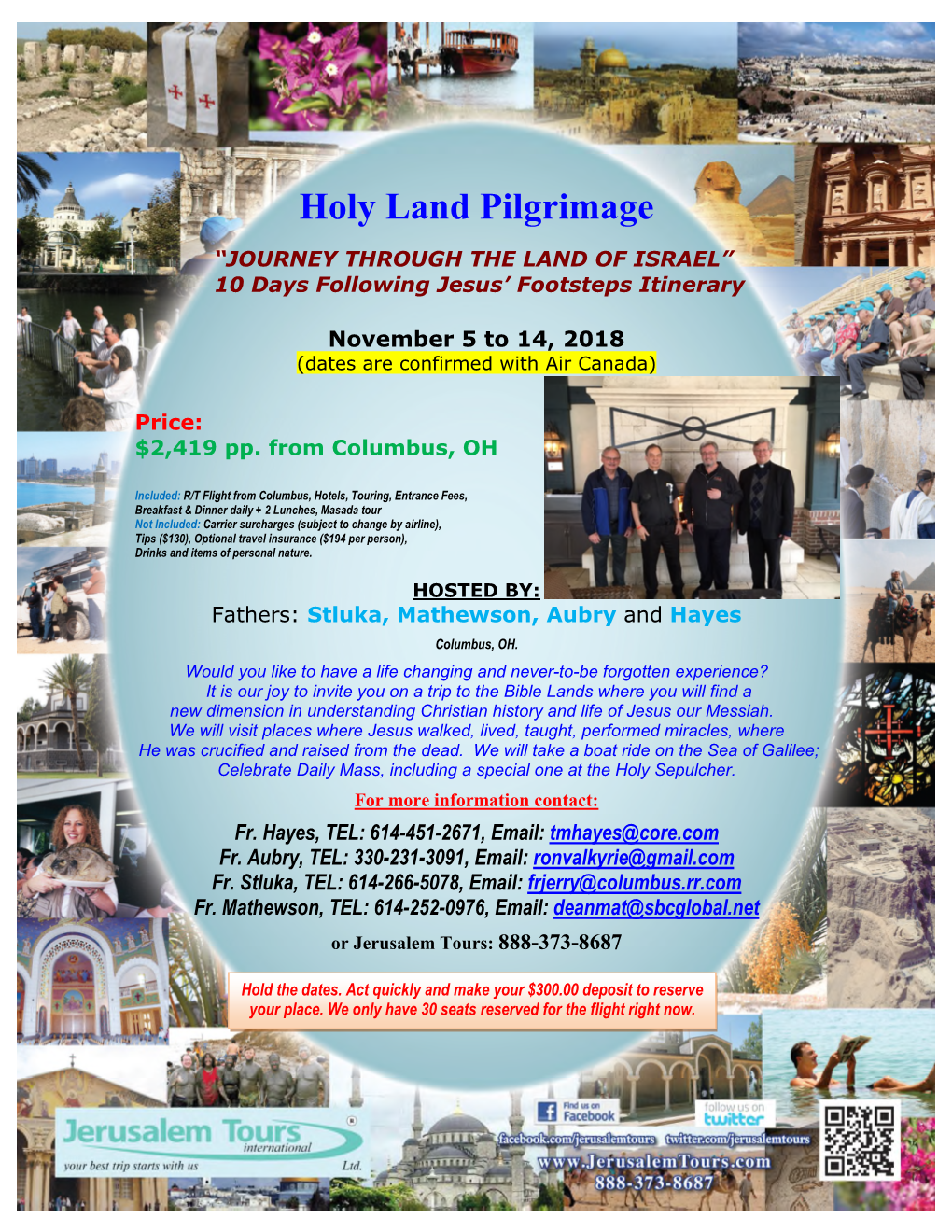 Holy Land Pilgrimage