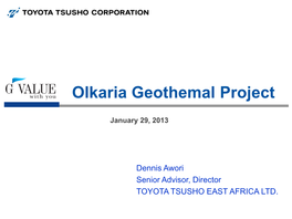 Olkaria Geothemal Project