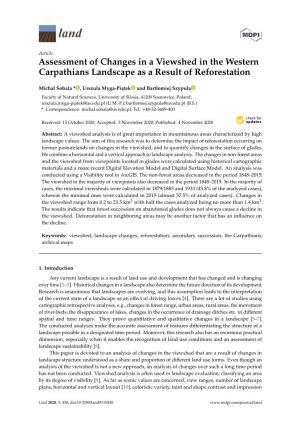 Assessment of Changes in a Viewshed in the Western Carpathians Landscape As a Result of Reforestation