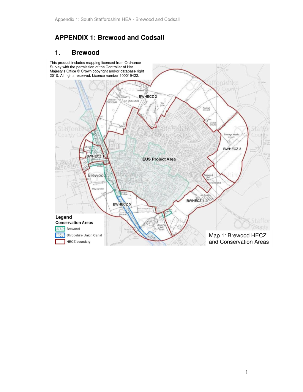 Brewood and Codsall 1. Brewood