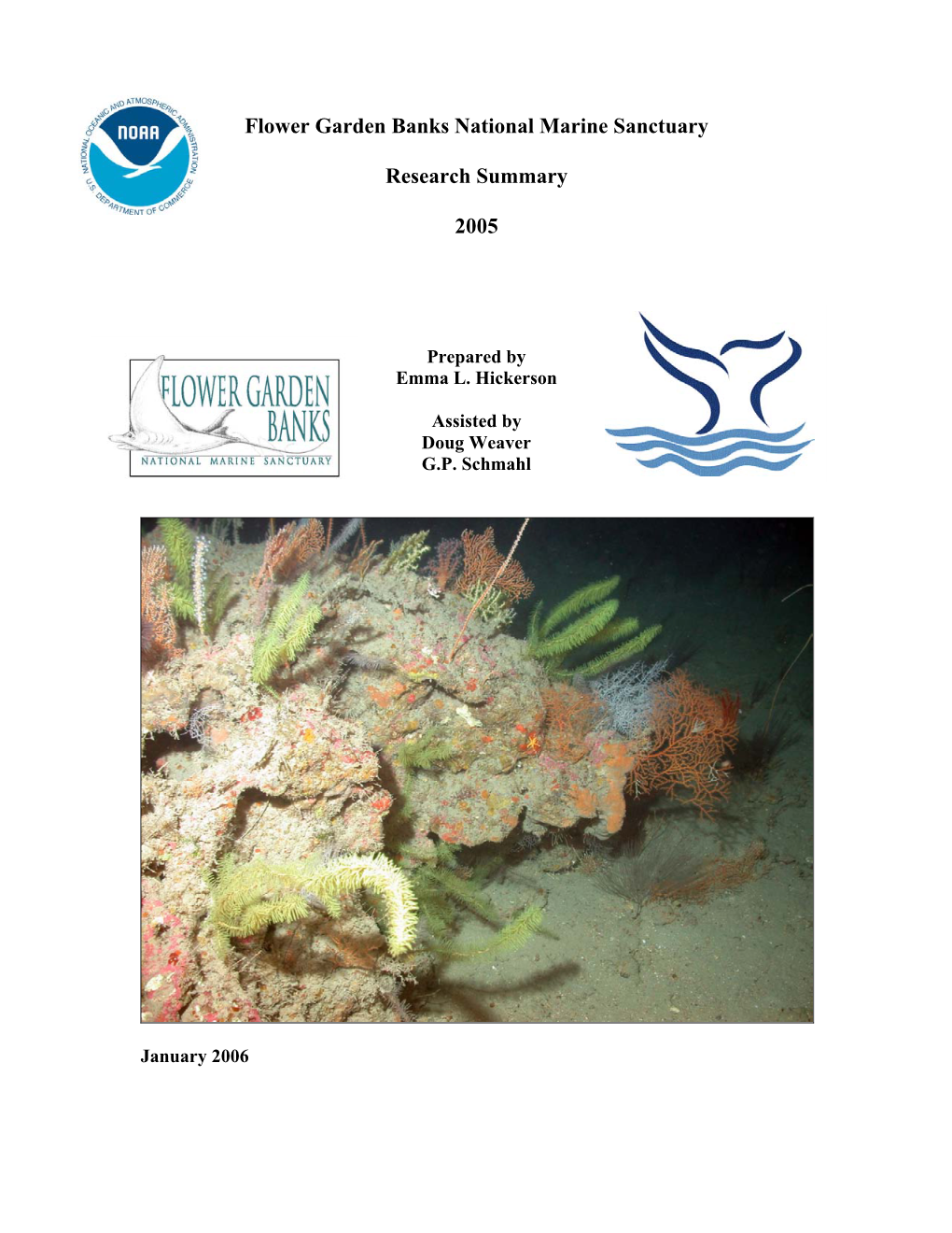 Flower Garden Banks National Marine Sanctuary Research Summary 2005
