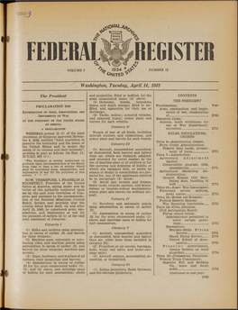4 ^A/ITED % Washington, Tuesday, Apri/ 14, 1942