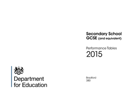 Secondary School GCSE (And Equivalent)