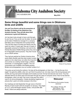 May2014 Newsletter.Pub