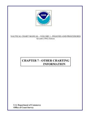 Chapter 7 - Other Charting Information
