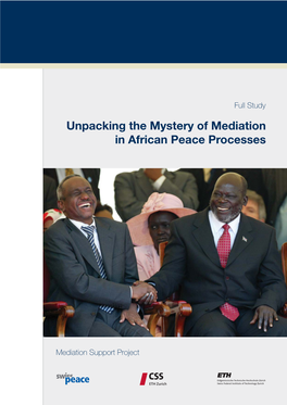 Mediation in Africa Report