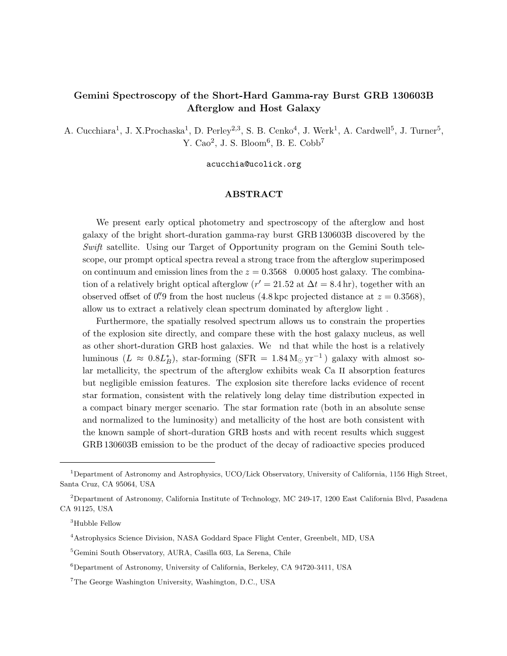 Gemini Spectroscopy of the Short-Hard Gamma-Ray Burst GRB 130603B Afterglow and Host Galaxy