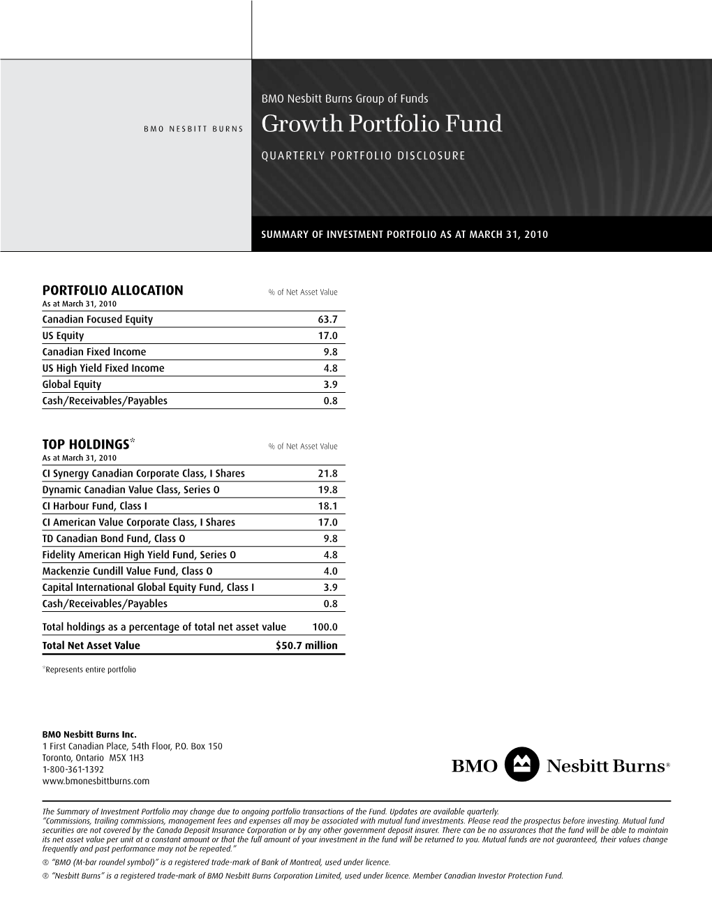 Growth Portfolio Fund