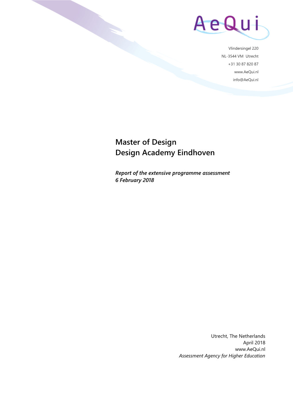Master of Design Design Academy Eindhoven