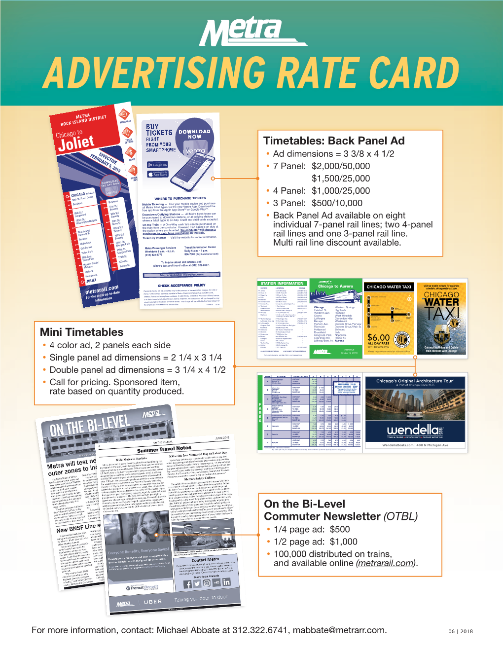 Advertising Rate Card