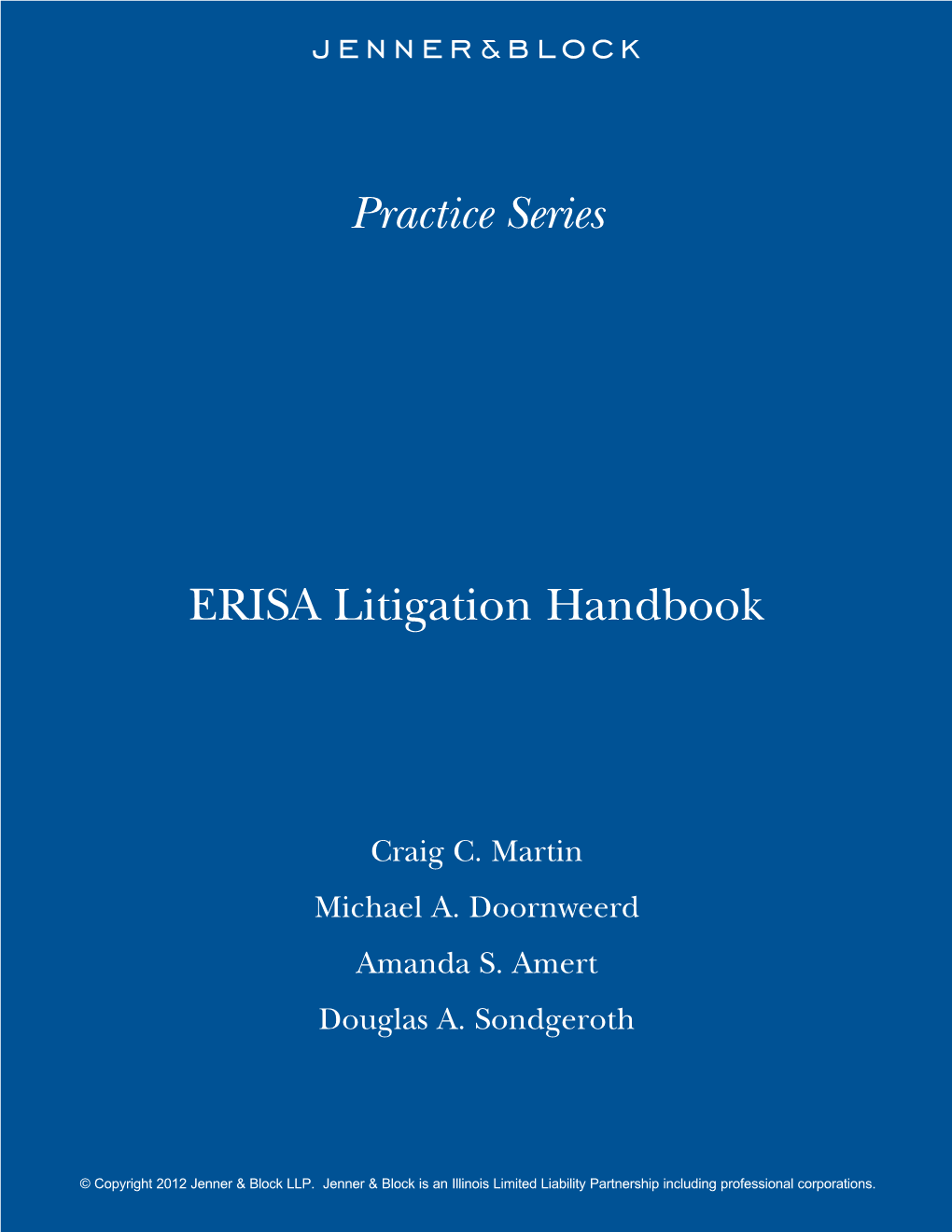 ERISA Litigation Handbook Practice Series