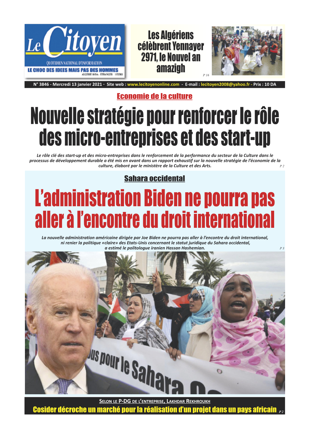 Pdf Le Citoyen Du 2021-01-13