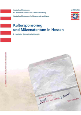 Kultursponsoring Und Mäzenatentum in Hessen