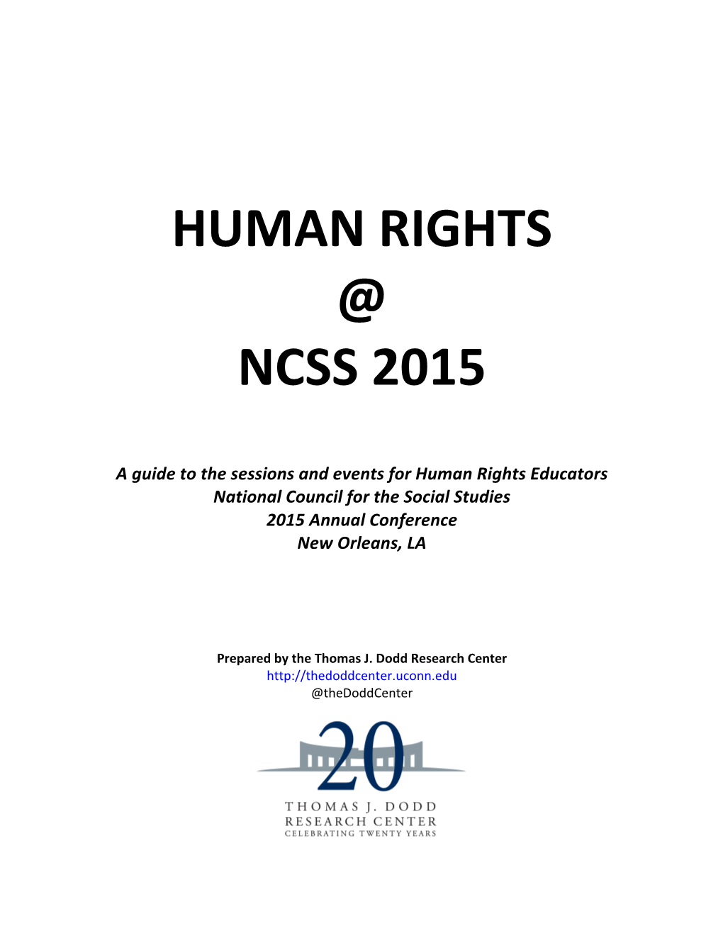 Human Rights @ Ncss 2015