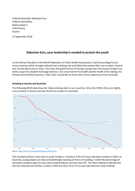 Open Letter Chancellor Kurz