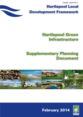 Hartlepool Green Infrastructure Supplementary Planning Document