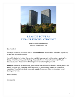 Leaside Towers Tenant Information Kit