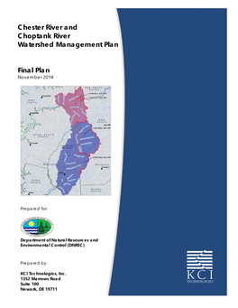 Chester River and Choptank River Watershed Management Plan
