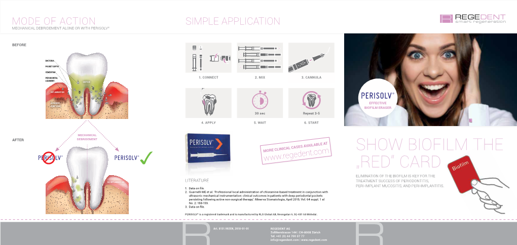 Show Biofilm the „Red“ Card Elimination of the Biofilm Is Key for The