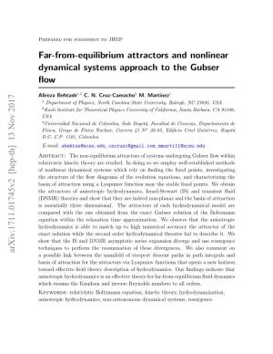 Far-From-Equilibrium Attractors and Nonlinear Dynamical Systems Approach to the Gubser ﬂow