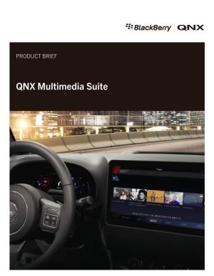 Blackberry QNX Multimedia Suite