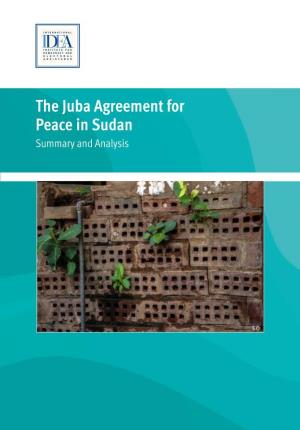 The Juba Agreement for Peace in Sudan Summary and Analysis