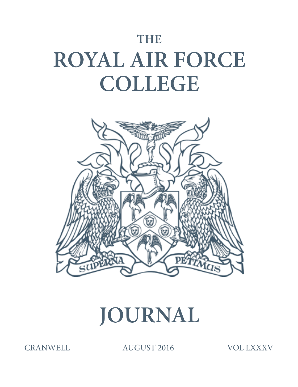 Royal Air Force College Journal