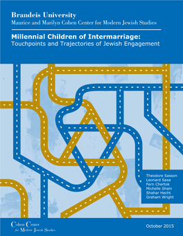 Millennial Children of Intermarriage: Touchpoints and Trajectories of Jewish Engagement