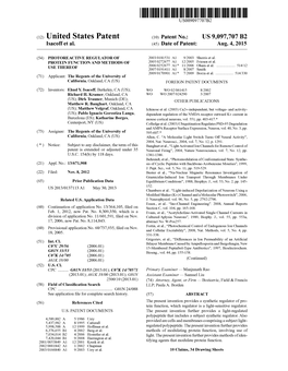 (12) United States Patent (10) Patent No.: US 9,097,707 B2 Isacoffet Al