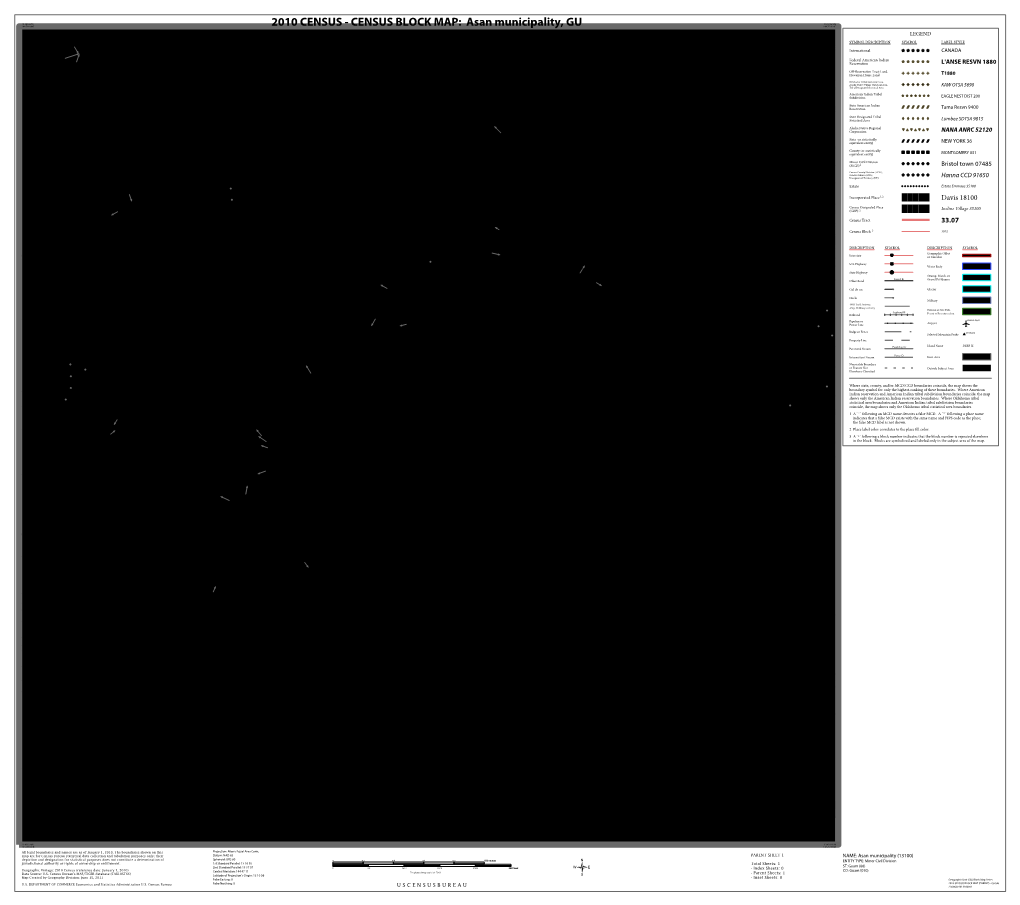 2010 CENSUS - CENSUS BLOCK MAP: Asan Municipality, GU 144.751628E LEGEND SYMBOL DESCRIPTION SYMBOL LABEL STYLE 4058 CAMEL ROCK International CANADA