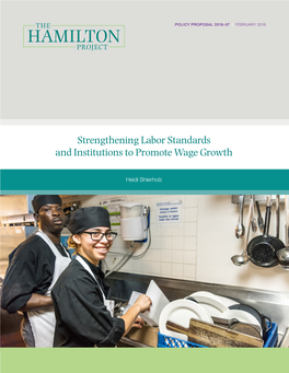Labor Standards and Institutions to Promote Wage Growth