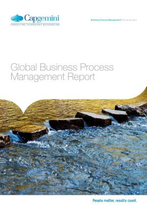 Global Business Process Management Report Contents