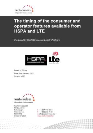 2 Technical Features and Evolutions of Hspa and Lte Technologies 5