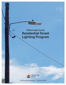 Hillsborough County Residential Street Lighting Program