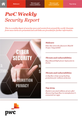 Pwc Weekly Cyber Security