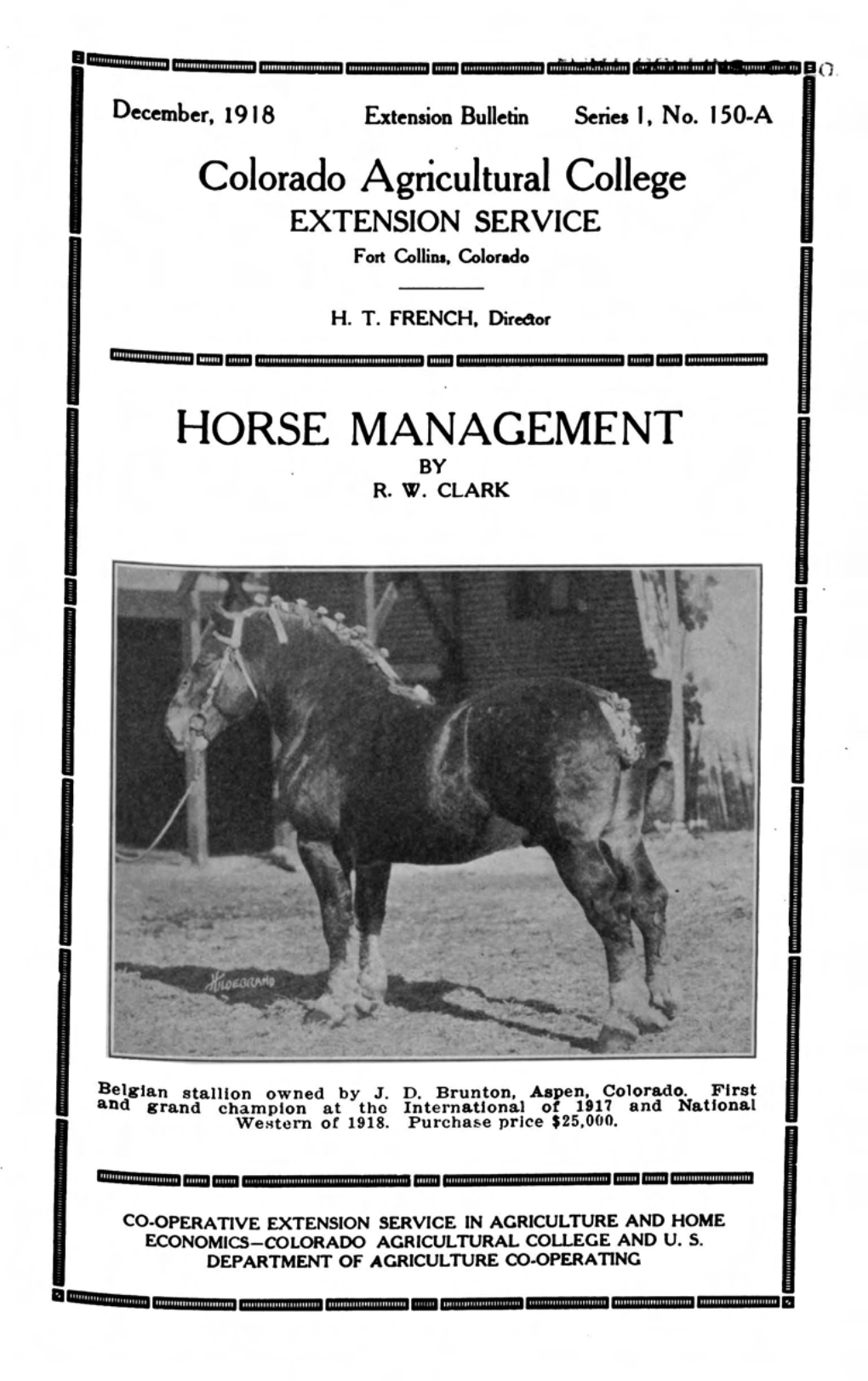 Horse Management by R