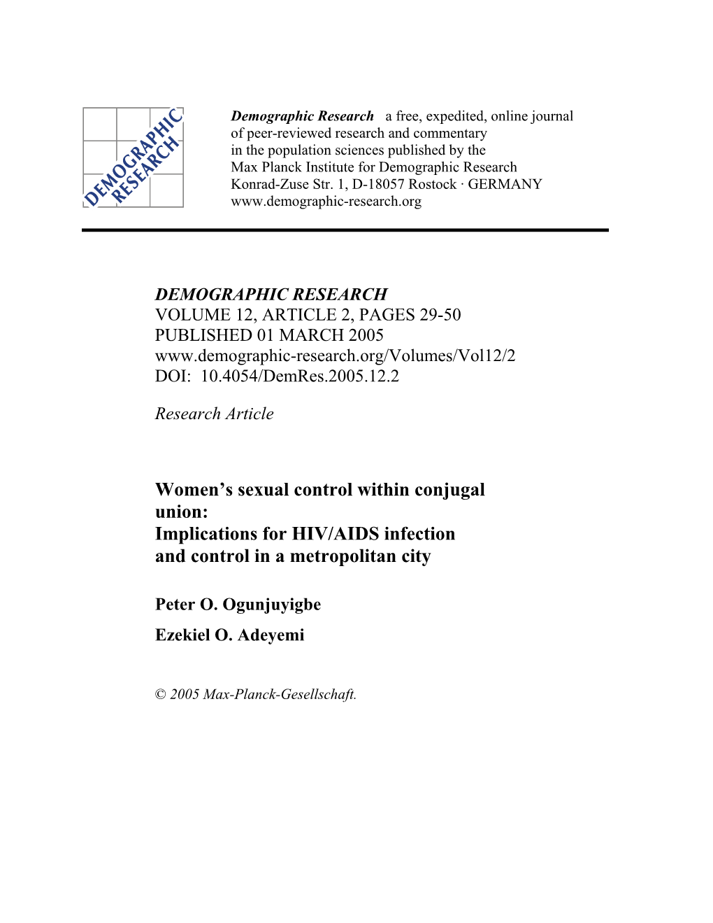 Implications for HIV/AIDS Infection and Control in a Metropolitan City